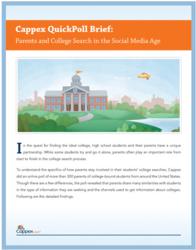 Parents and College Search QuickPoll Brief Cover